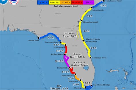 Florida Map Shows Areas Where Hurricane Milton Storm Surge Will Hit ...