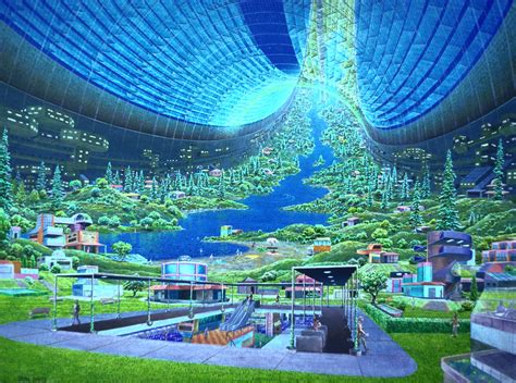 Space Colonies by Don Davis — Paleofuture