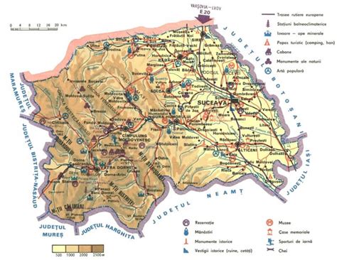 Harta Bucovina ghid - Harta-Romaniei.org