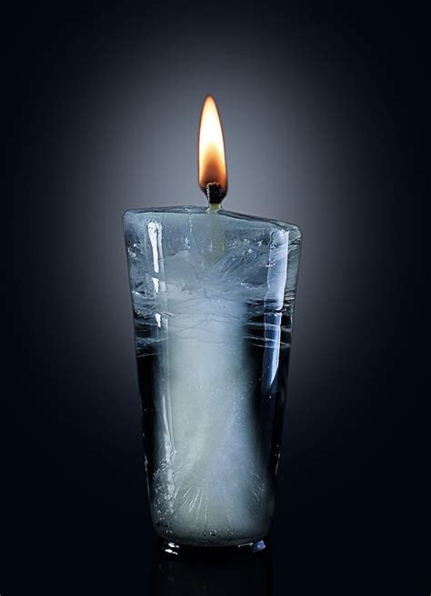 Ice Candle candles cool fire pretty romantic candle ice | Ice candle ...