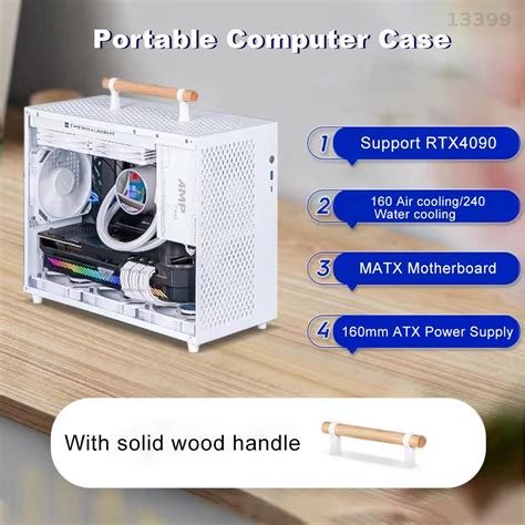 Portable Computer Case Cold Rolled Shell PC Gaming Case Desktop PC Case ...