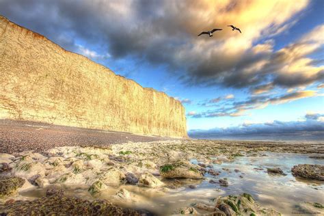 Sunset Glow - White Cliffs | White cliffs of dover, Sunset, Places to go