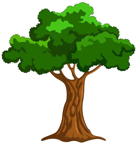 Cartoon Tree PNG Clip Art | Cartoon trees, Tree art, Tree clipart