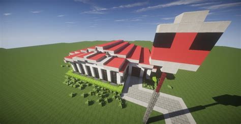 Modern Pizza Hut Restaurant Minecraft Project