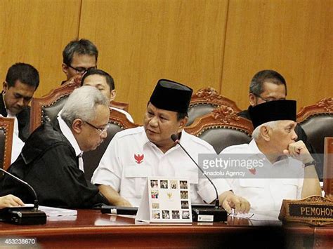 Gerindra Party Prabowo Subianto Photos and Premium High Res Pictures ...