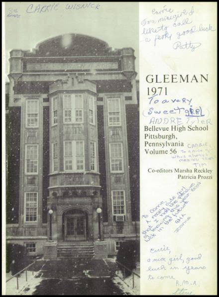 Explore 1971 Bellevue High School Yearbook, Pittsburgh PA - Classmates