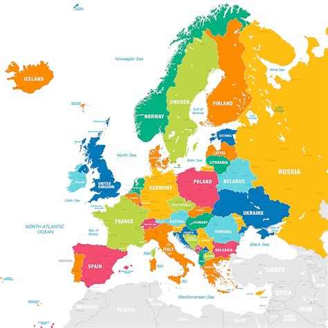 Regions Of Europe - WorldAtlas