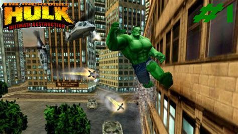 The Incredible Hulk:Ultimate Destruction PS2 Gameplay #1[HULK SMASH ...