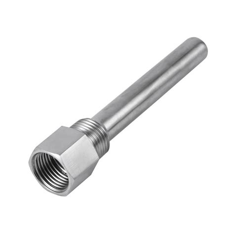 HERCHR Thermowell, Stainless Steel Thermowell 1/2 NPT Threads for ...