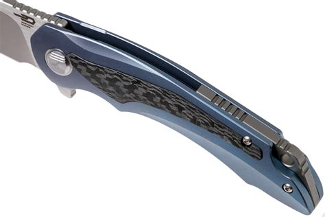 Bestech Knives Pterodactyl Blue titanium BT1801A pocket knife ...