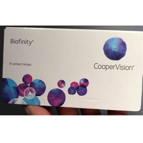 CooperVision Biofinity Sphere monthly 6.50, Health & Beauty, Hand ...