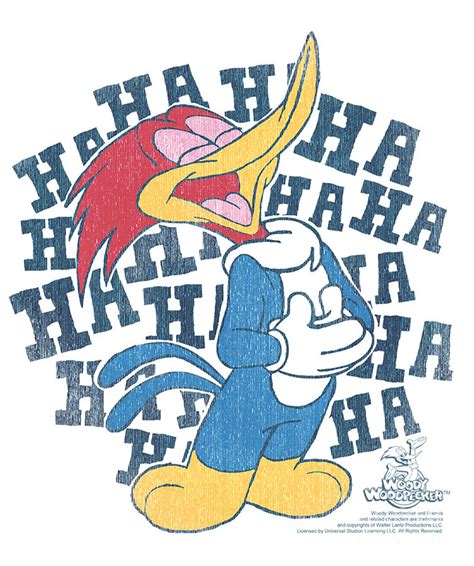 Woody Woodpecker Cartoon Laugh It Up Digital Art by Thelma Mackellar ...