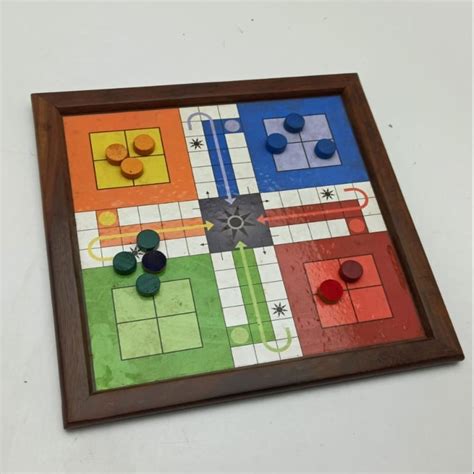 Polished Wooden Ludo Board Game, Number Of Players: 4, 10x10 (lxw) Inch ...