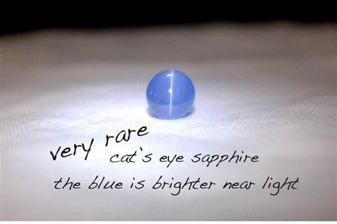 7ct Cat's Eye Unheated Blue Sapphire Certified | Singapore Island ...