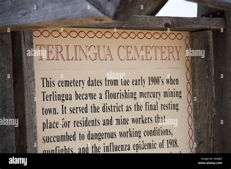 Terlingua Cemetery, Terlingua Ghost Town, Texas Stock Photo - Alamy