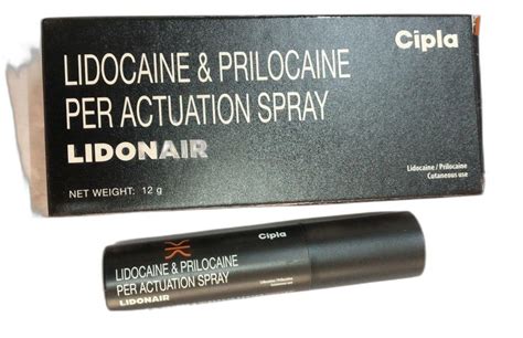 LIDOCANE & PRILOCAINE PER ACTUATION SPRAY at Rs 510/bottle | Lidocaine ...