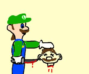 Luigi kills Mario - Drawception