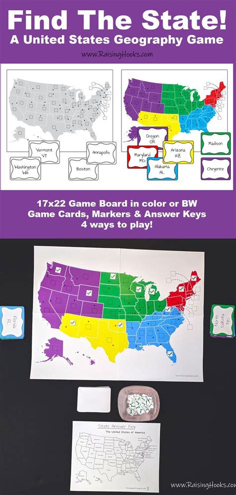 Find The State! A United States Geography Game - with capitals ...