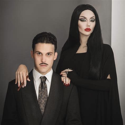 Morticia and Gomez couples costume! : halloween