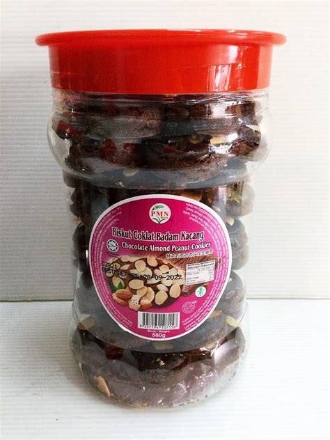 Biskut Coklat Badam Kacang Biskut Raya 580gm