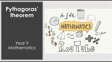 Applying Pythagoras' theorem | Year 9 Maths | RouTube - YouTube