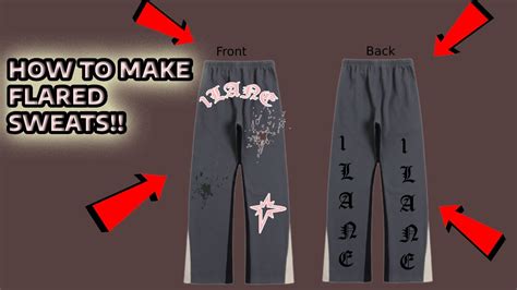 How To Make Flared Sweats Mockup For Your Clothing Brand! (FOR FREE ...