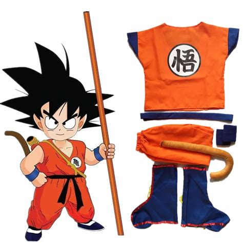 Aliexpress.com : Buy Anime Kids Boys Dragon Ball Z Son Goku Cosplay ...