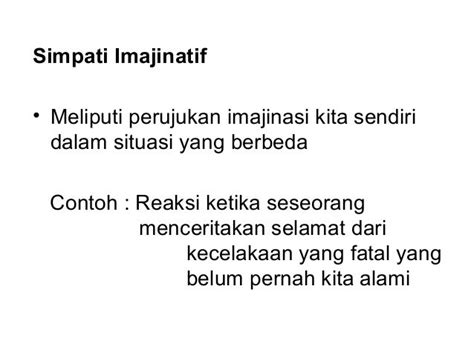 Contoh Imitasi Simpati Empati - 600 Tips