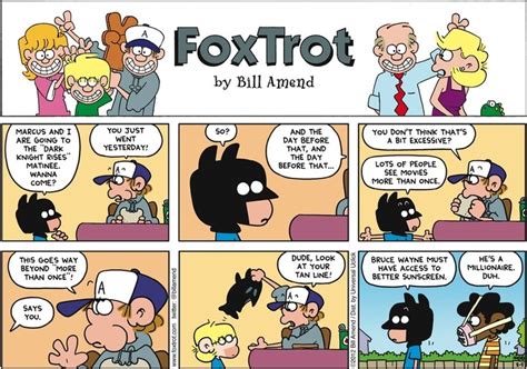 a comic strip about foxtrot