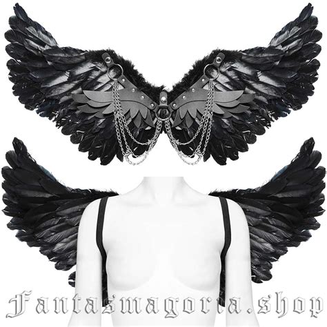 Gothic Angel Black Wings - Punk Rave | Fantasmagoria.shop