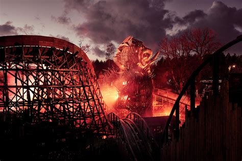 New pictures show how Alton Towers’ Wicker Man will make riders feel ...