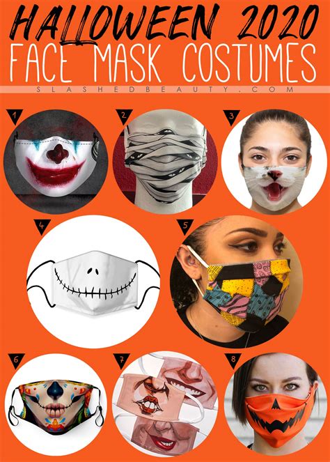 8 Halloween Face Mask Costumes from Etsy | Slashed Beauty