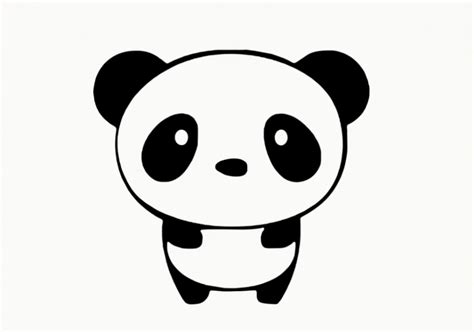 Cute Panda Drawing-Step by Step