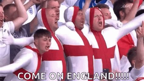 England Fans World Cup Come On England England | GIF | PrimoGIF