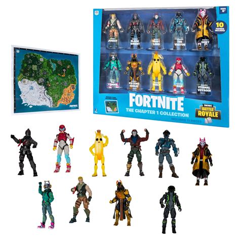 Fortnite Chapter 1 Collection: 10 Figure Set with Drift & Peely ...