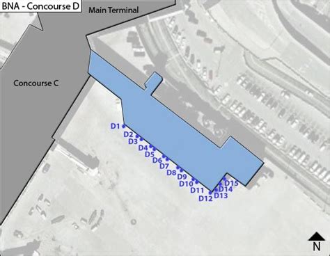 Bna Concourse Map