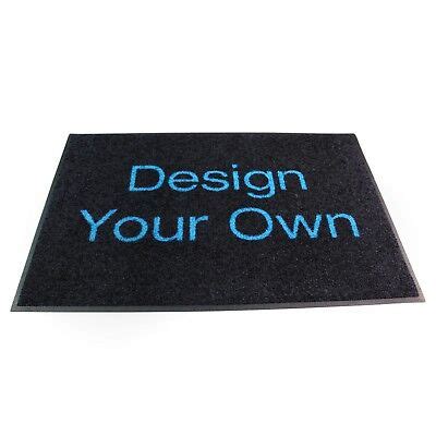 Custom Logo Design Business Door Mat Personalised Entrance Indoor Mat ...