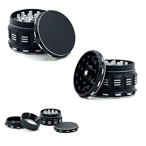 DITOSH Herb Grinder 4 Piece Spice Grinder with Pollen Catcher Large 2 ...