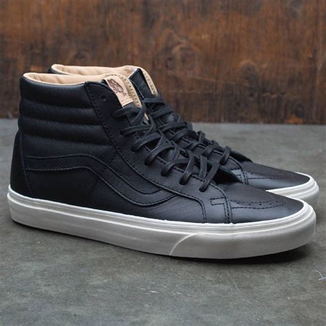 Vans Men SK8-Hi Reissue - Lux Leather black porcini