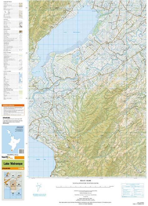 Topo50 map: BQ33 - Lake Wairarapa | Toitū Te Whenua - Land Information ...