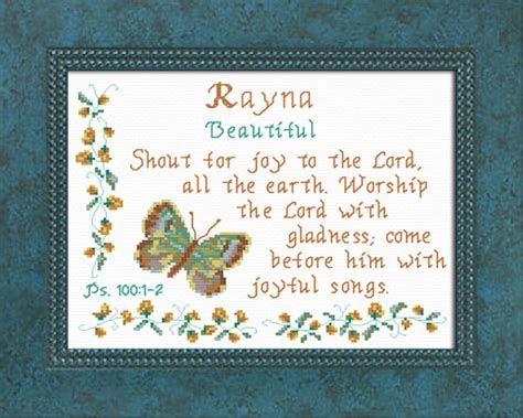 Rayna Name Blessings Personalized Names with Meanings and Bible Verses