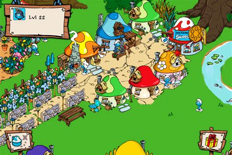 Smurfs Village iPhone Game | Camsdcute's Lair | Smurf village, Smurfs ...