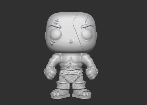 STL file Kratos Rare Funko Pop 🎮 ・3D print design to download・Cults