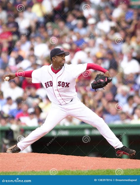 Boston Red Sox Starting Pitcher Pedro Martinez Editorial Photo - Image ...