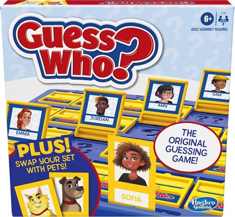 Hasbro Juego de Mesa con Personas y Mascotas, el Juego de adivinar ...