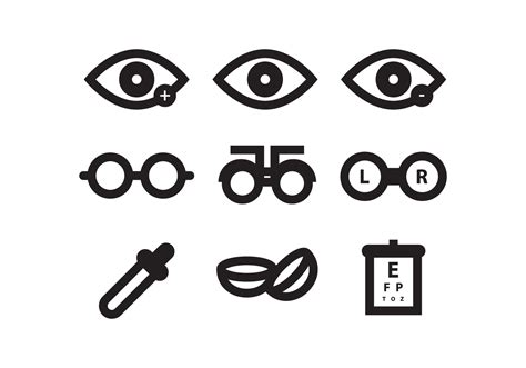 Eye Doctor Icon Set 139075 Vector Art at Vecteezy