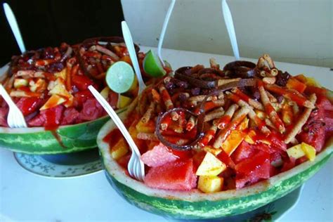 Fruit salad with chamoy Chamoy, Fruit Salad, Acai Bowl, Breakfast ...