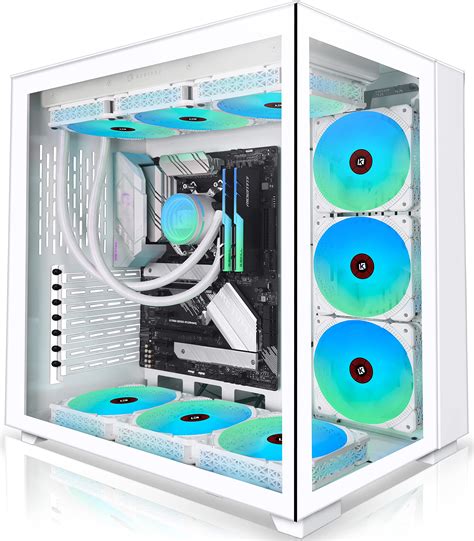 Buy KEDIERS PC Case - ATX Tower Tempered Glass Gaming PC Open Frame ...