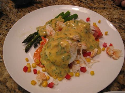 Southern Style Crab Benedict Recipe (With images) | Crab benedict ...