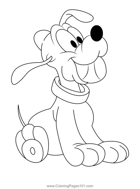 Pluto Coloring Pages Free